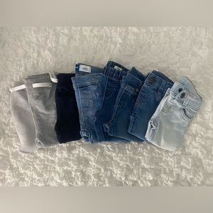 Bundle of 8 size 12 month jeans and joggers